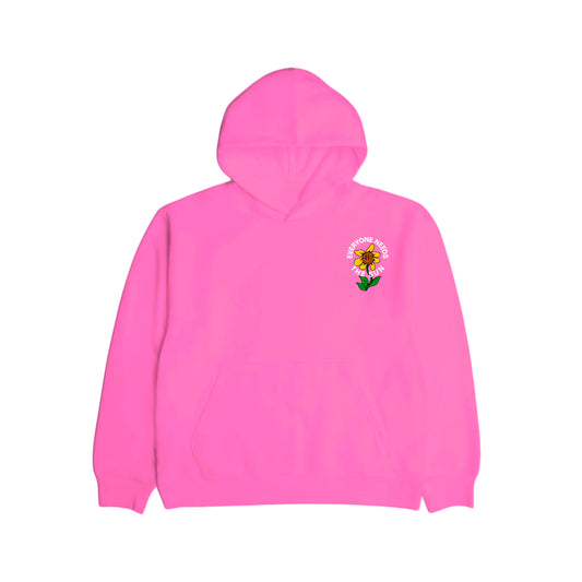 LIL FLOWER DUDE PULLOVER HOODIE PINK